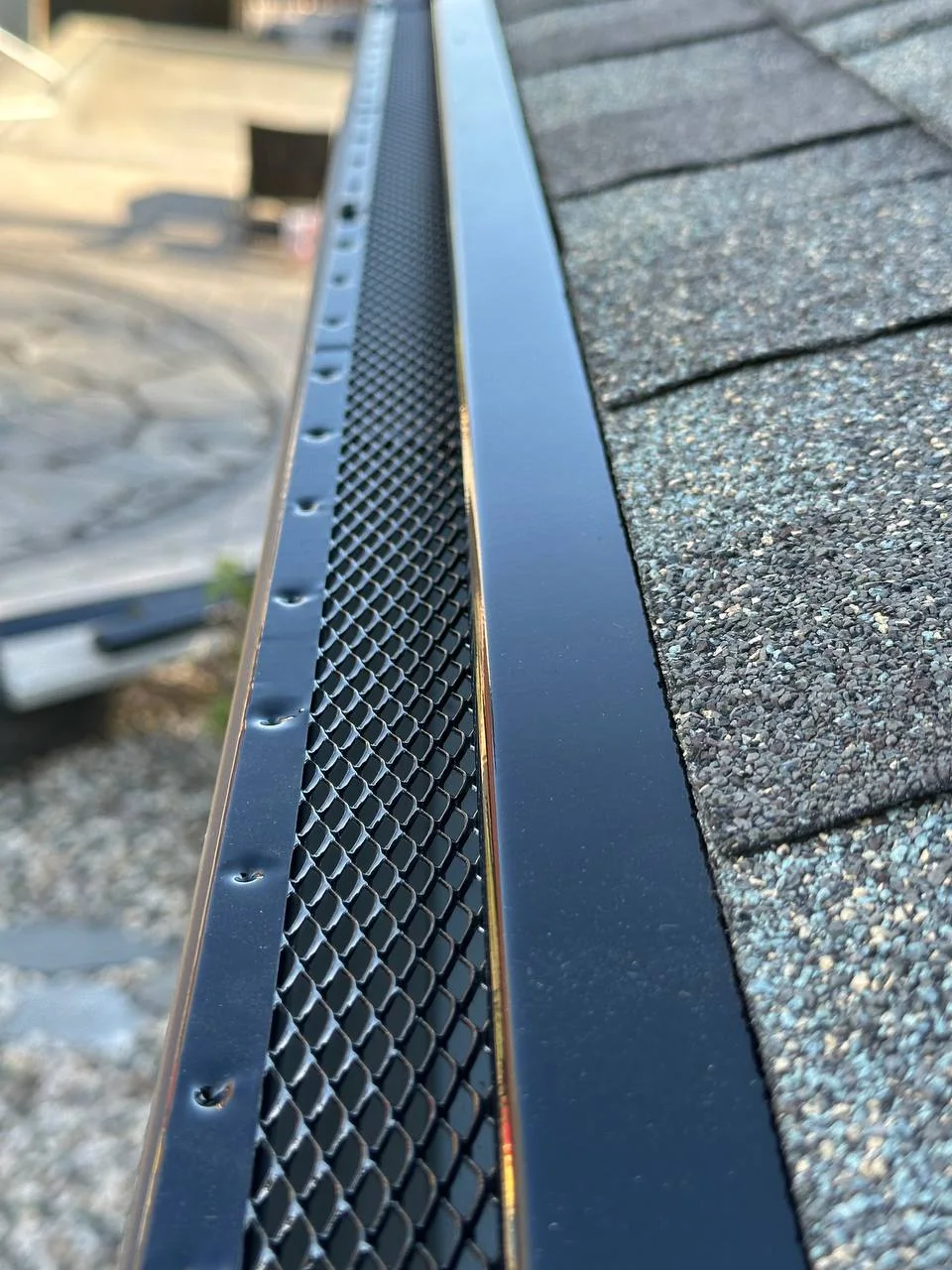 Micro-mesh gutter guard installation
