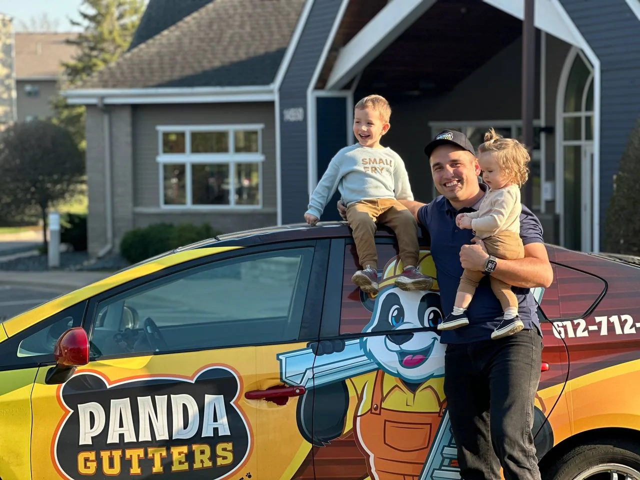Panda Gutters Delano — local gutter crew serving Wright County and West Metro MN